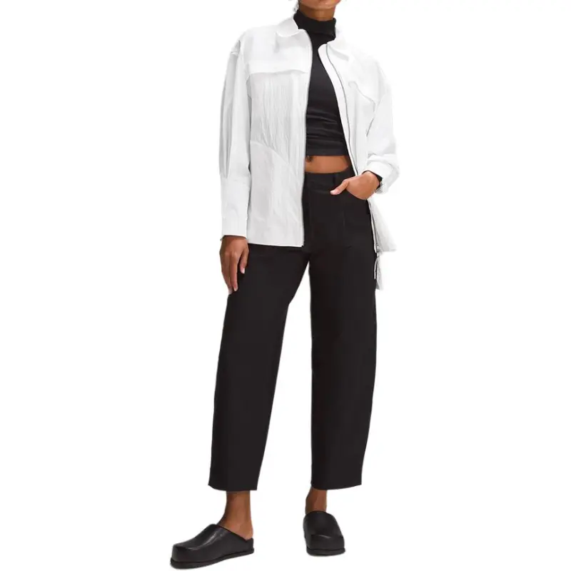 Lululemon Mixed Woven Shirt Women's White-3