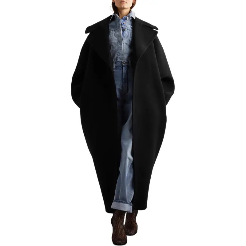 Alaia Coats Women's Black-1