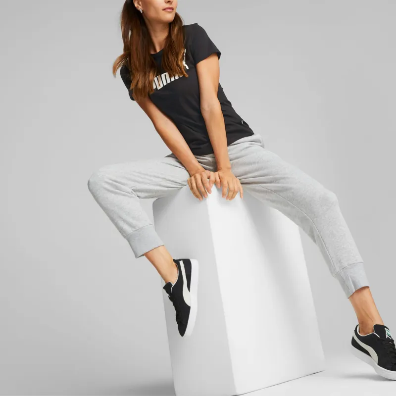 PUMA Essentials Women's Sweatpants Knitted Sweatpants Women's Gray-4