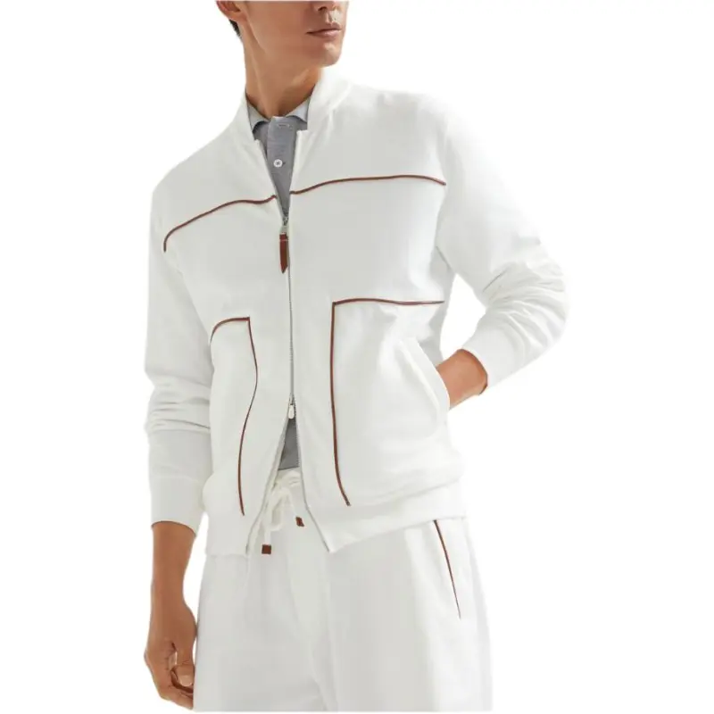 Brunello Cucinelli Long Sleeved Zipped Sweatshirt-2