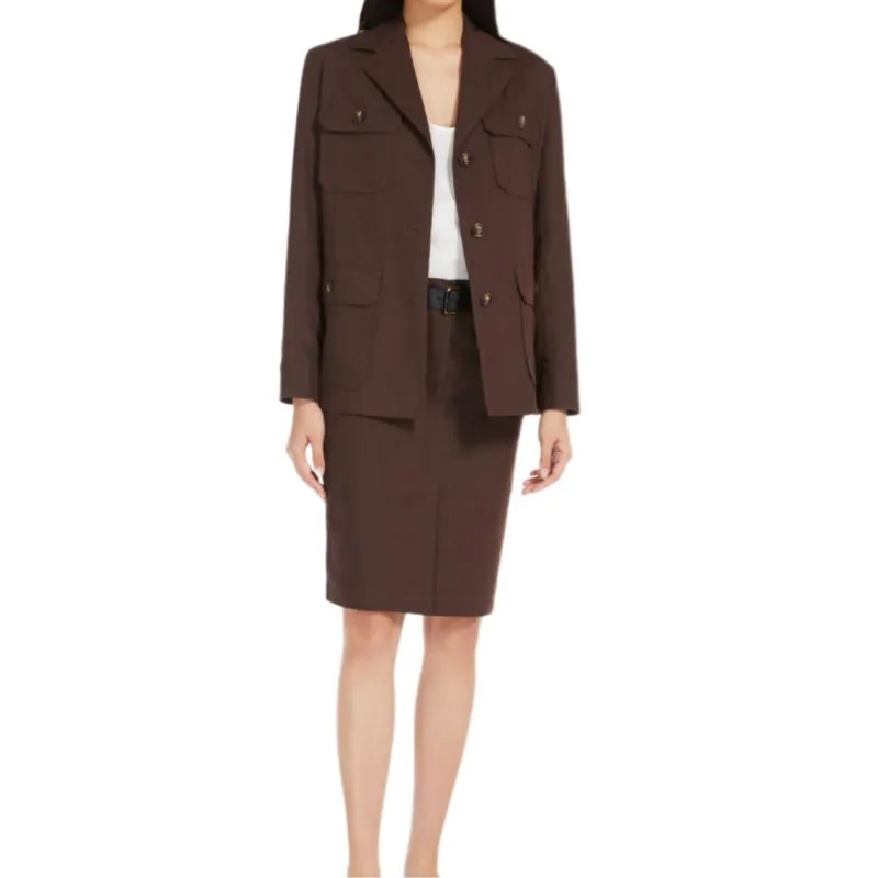 WEEKEND MaxMara Casual Long Skirts Women's Brown-3