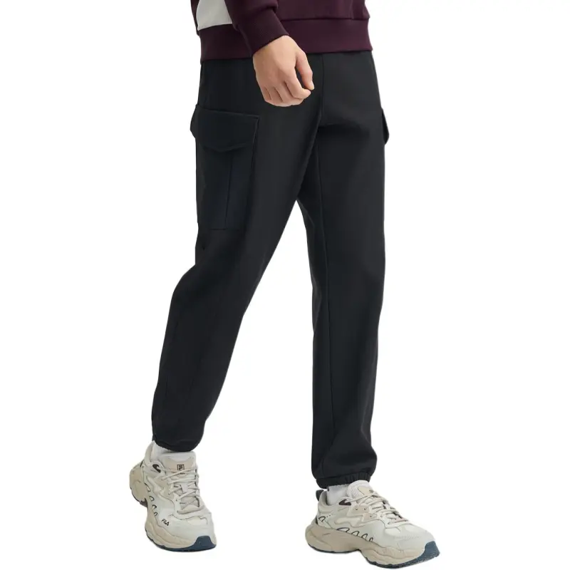 FILA LifestyleORIGINALE Knitted Sports Pants Men's Jet Black-2