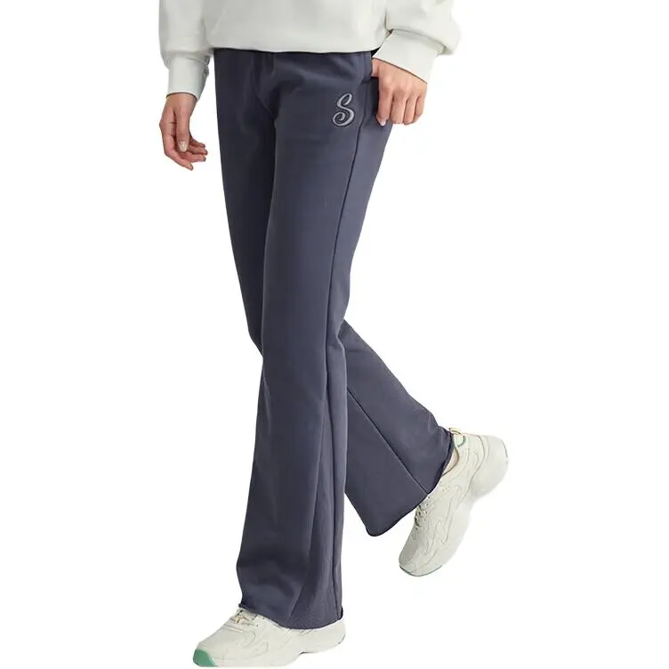 Skechers Knitted Sweatpants Women's Odyssey Gray-3