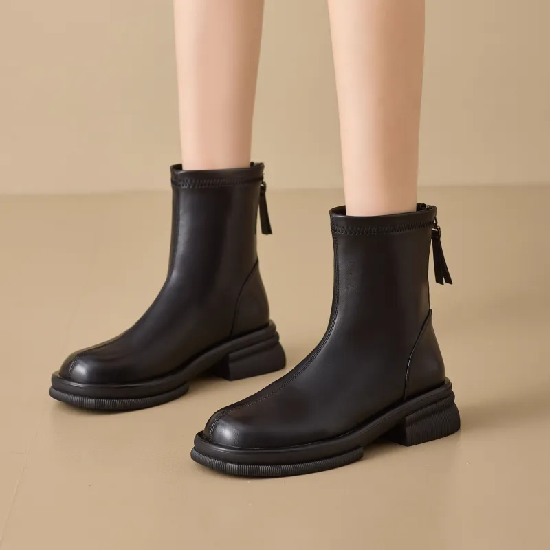 KEKAFU Short Chelsea Boots 4.5cm Women's-5