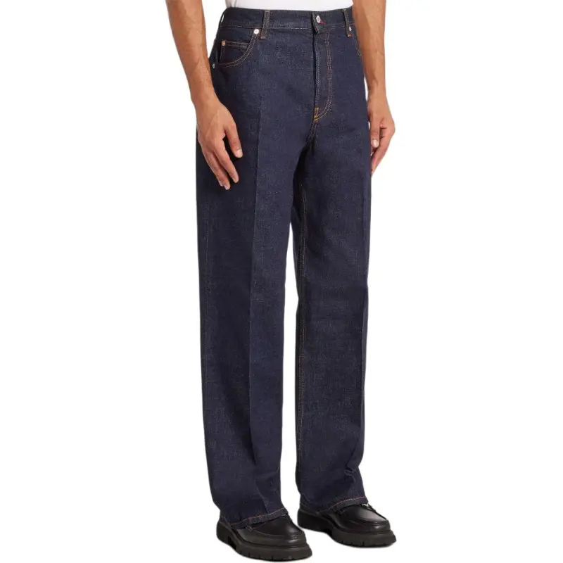 Ferragamo Button Detailed Denim Jeans-3