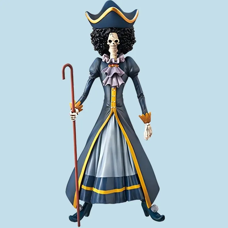 BANPRESTO Brook DXF Collection One Piece 15 Anniversary Scale Figures 19cm-3