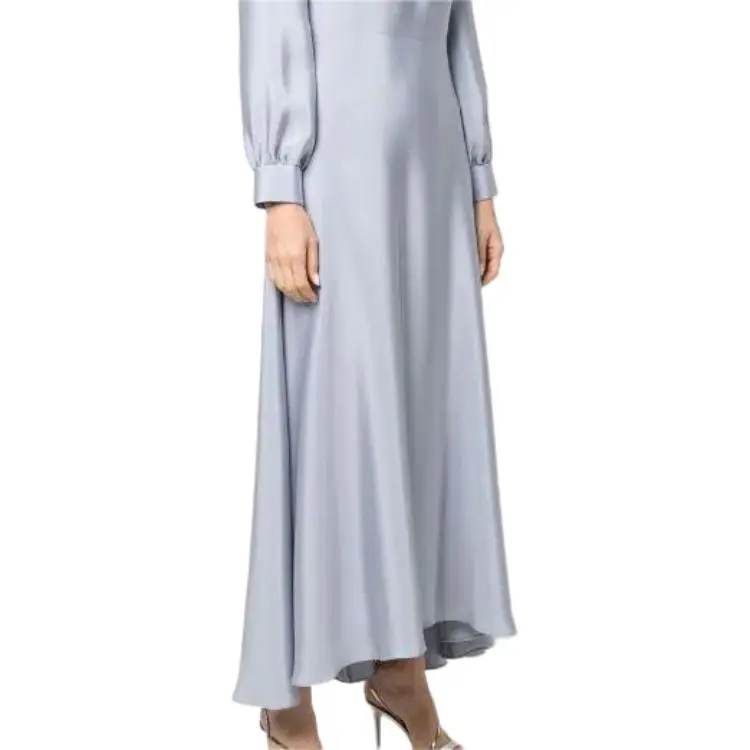 AMANI Long Sleeved Dress Women's Gray-4