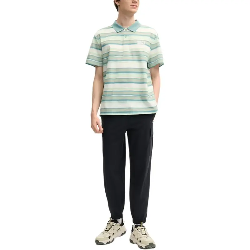 FILA x MAISON KITSUNÉ ORIGINALE Knitted Sweatpants Men's Legend Blue NV-3
