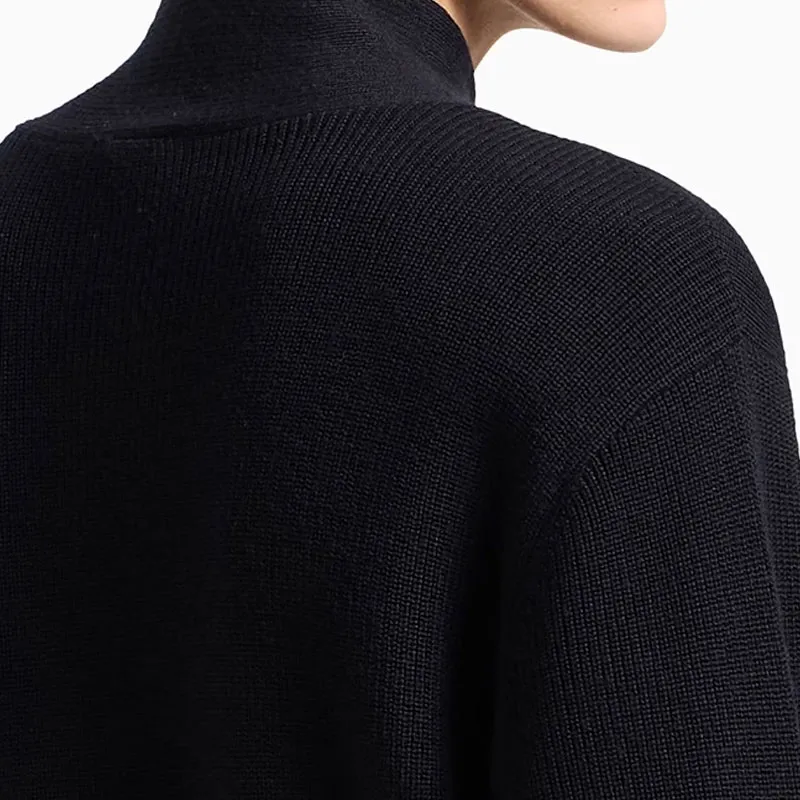 ARMANI EXCHANGEAE SS25 Knitwear Men's Dark Marine Blue-6