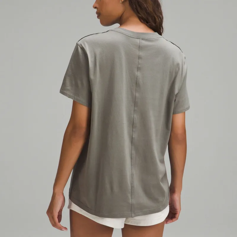 Lululemon All Yours T Shirt Women's Green Gray-1