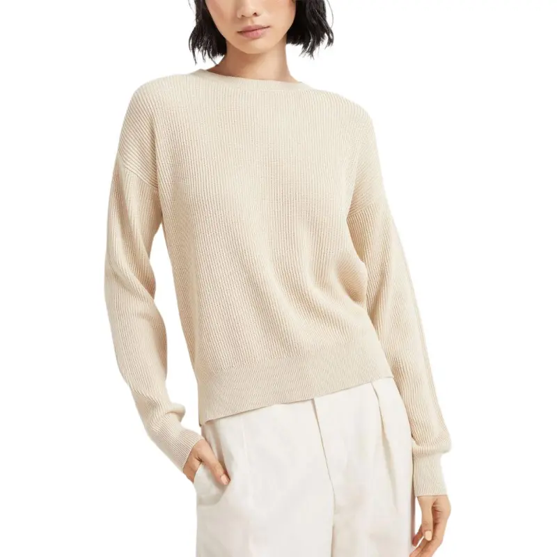 Brunello Cucinelli Crewneck Ribbed Jumper-1