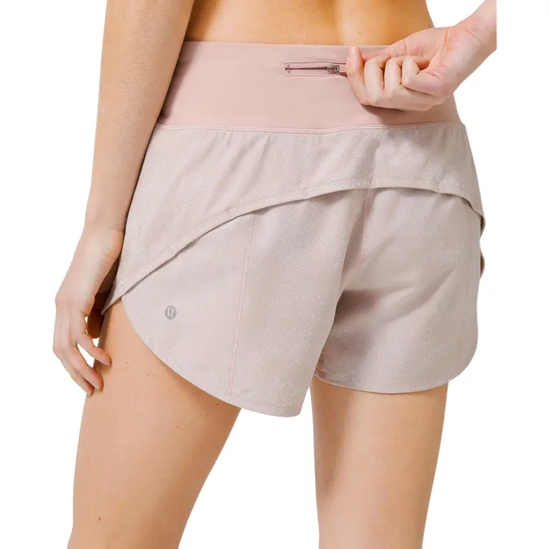 Lululemon Speed Up Sports Shorts Women's Jacquard Ginkgo Jam Light Pink/Jam Light Pink-2
