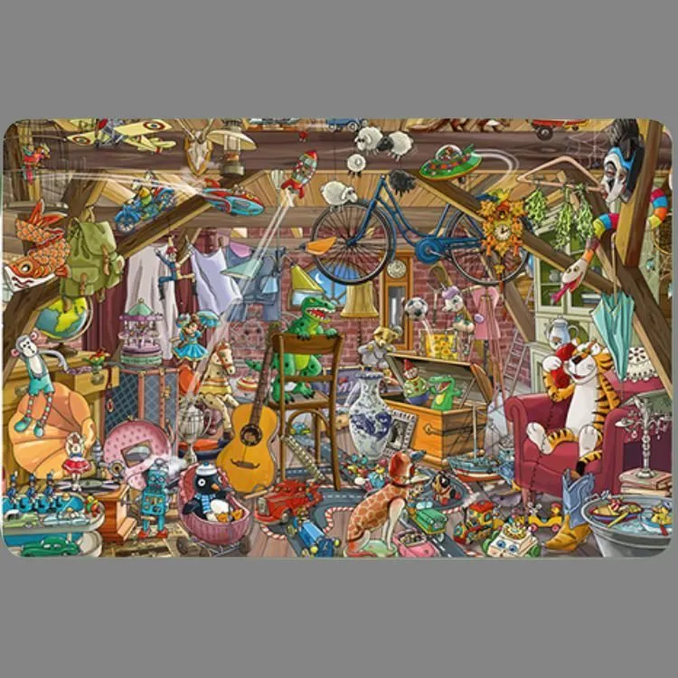 HEYE Classic Triangular Box Collection Attic Puzzles 1000pcs 29885-2