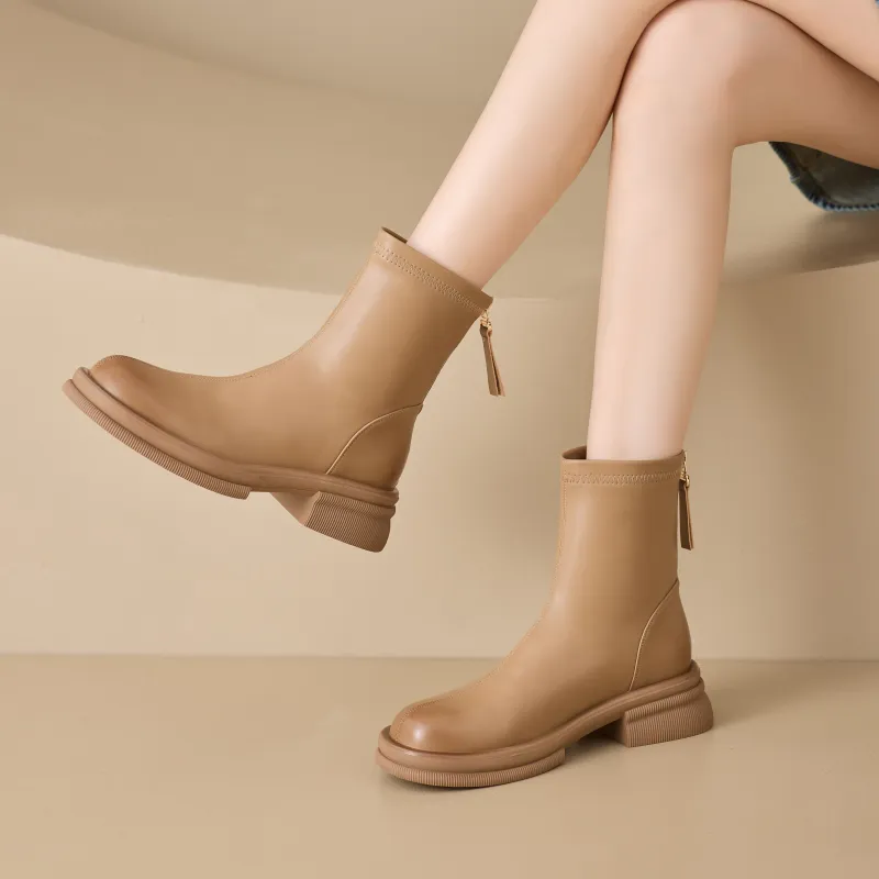KEKAFU Short Chelsea Boots 4.5cm Women's-14