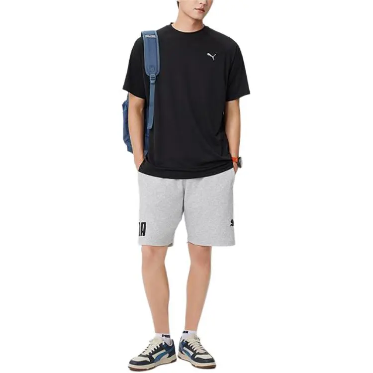 PUMA SS24 Casual Shorts Men's Light Mixed Gray-4