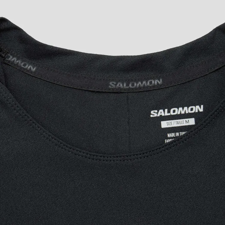 SALOMON SENSE AERO LS TEE M RUNNING T-Shirt Men's Pitch Black-1