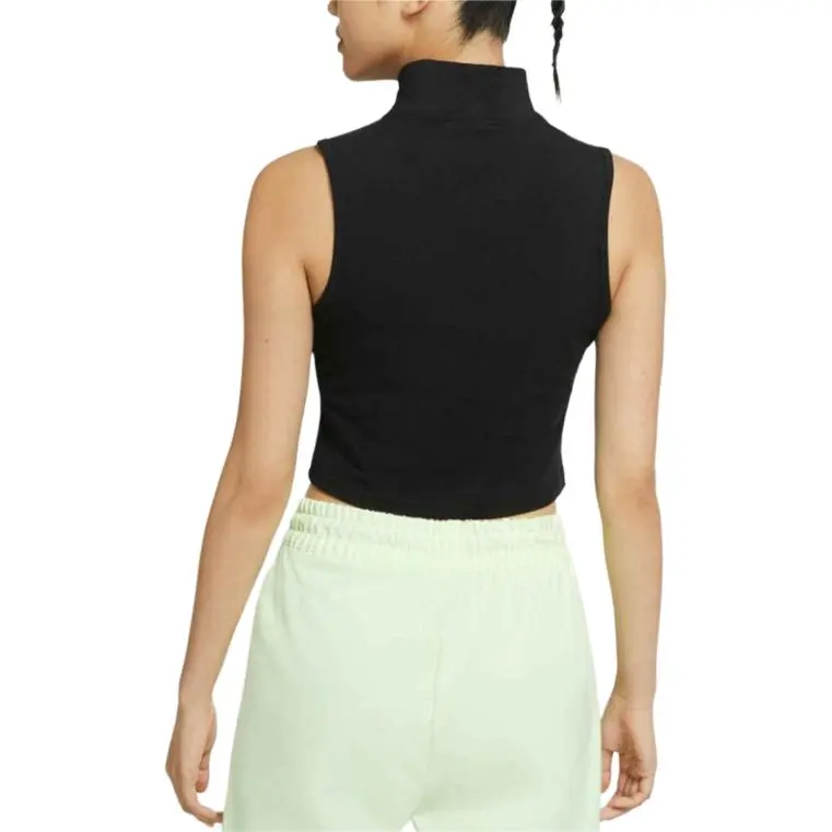 Nike Clothing Crop Tops Women's Black-1