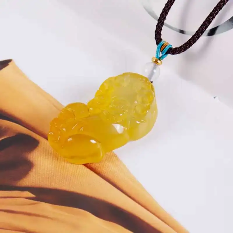 JUNWEN Chalcedony Necklaces Unisex-6