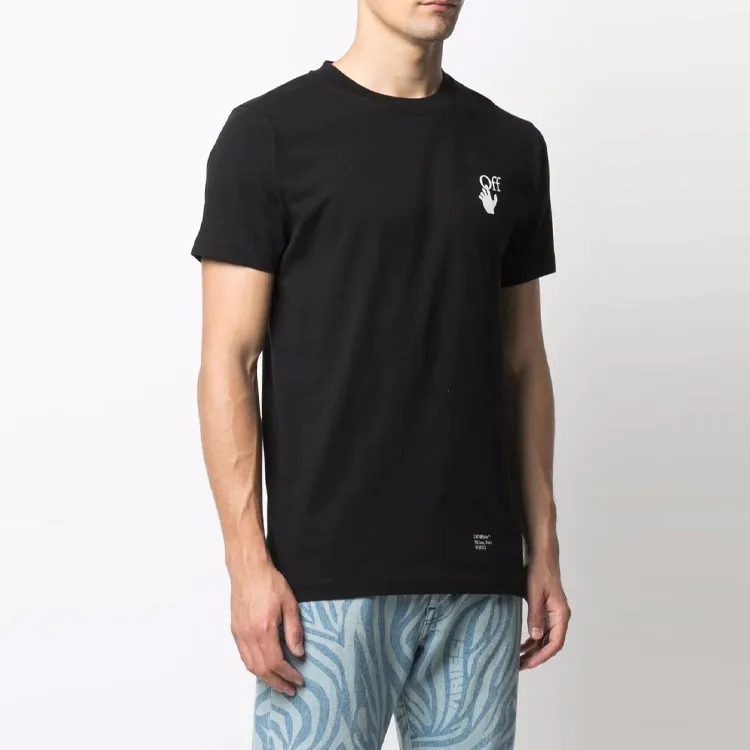 OFF WHITE Slim Fit Caravaggio Saint Jerome Writing Arrows T Shirt-4