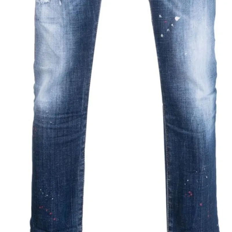 DSQUARED 2 Paint Splatter Effect Distressed Jeans-7