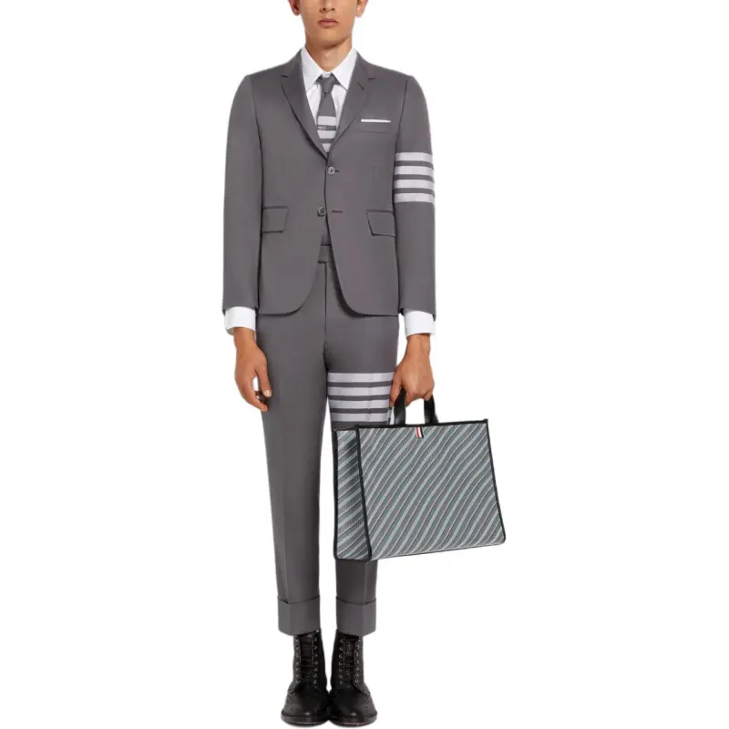 THOM BROWNE Engineered 4 Bar Single breasted Blazer-2