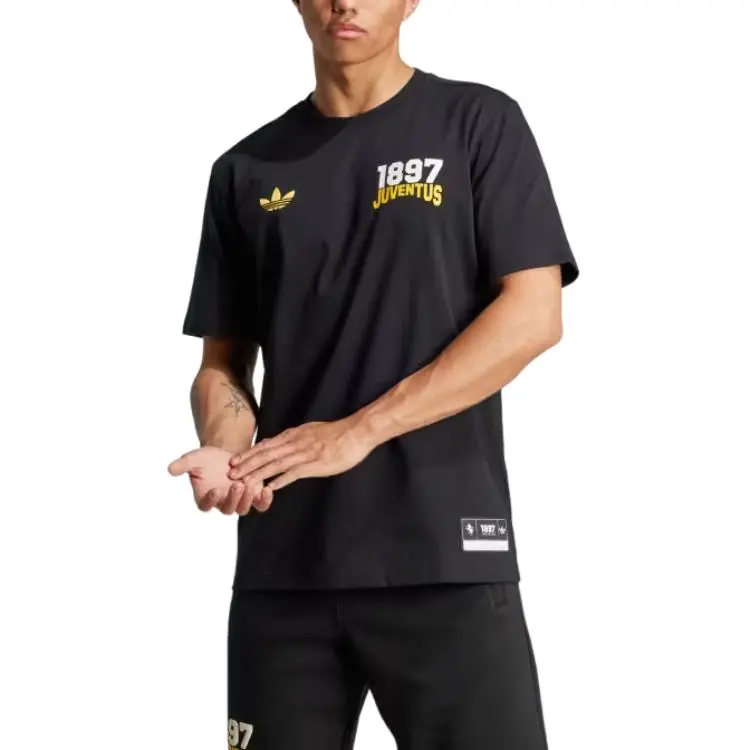 Adidas Originals x YOUWENTUSI,LIANMINGKUAN VRCT FW24 T Shirt Men's Black/Active Gold-2