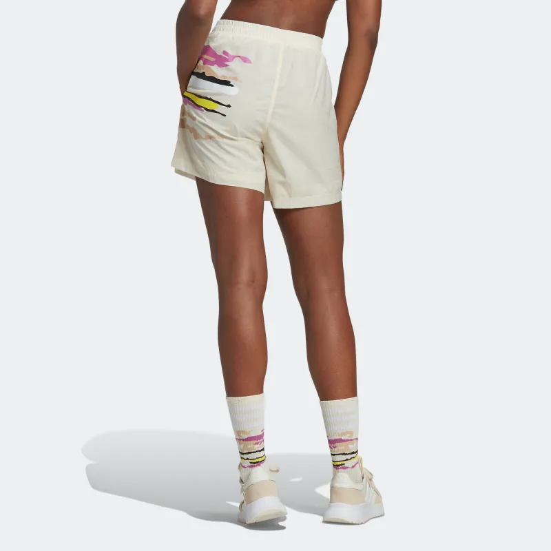 Adidas Originals THEBE MAGUGU Casual Shorts Women's Ecru-2