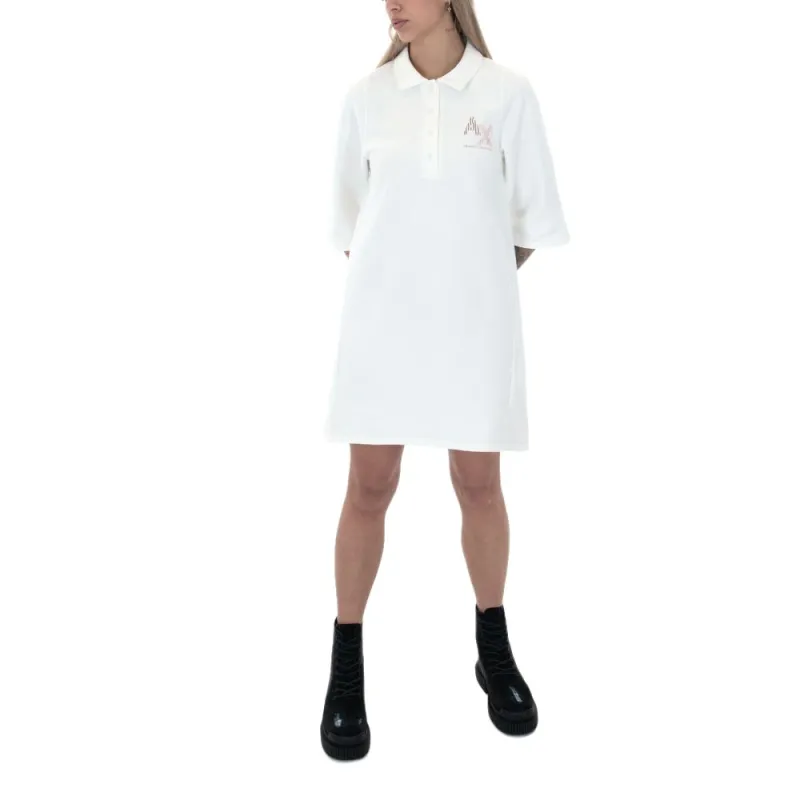 ARMANI EXCHANGEAE SS23 Long Sleeved Dress Women's White-3