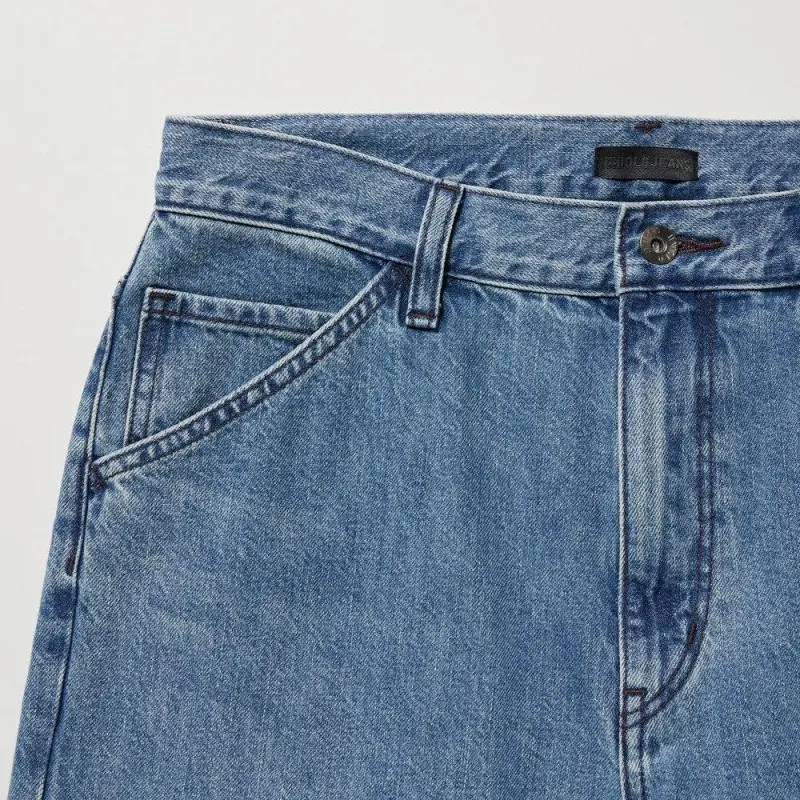 UNIQLO Denim Series Jeans Men Lake Blue-2