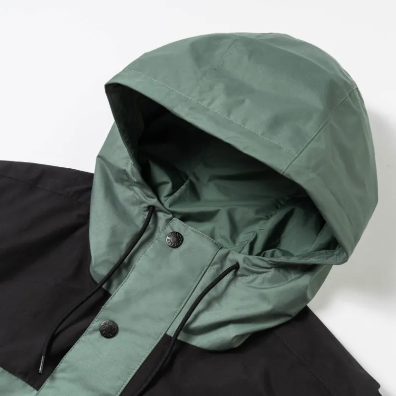 THE NORTH FACE City Outdoor Collection REIGN On Water-Resistant Windbreaker Jacket Men's Duck Green-3
