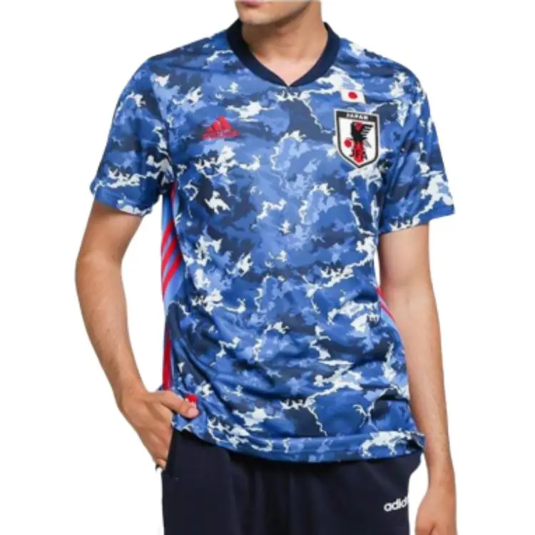 Adidas Japan Home Jersey Shirt Baju Lelaki Soccer Jersey Men's Blue-2