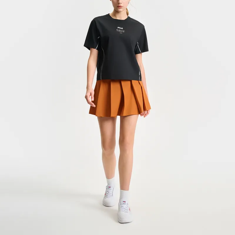 FILA Athletics T Shirt Women's Pitch Black-3