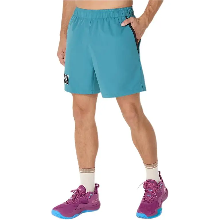 Asics Casual Shorts Men Blue-2