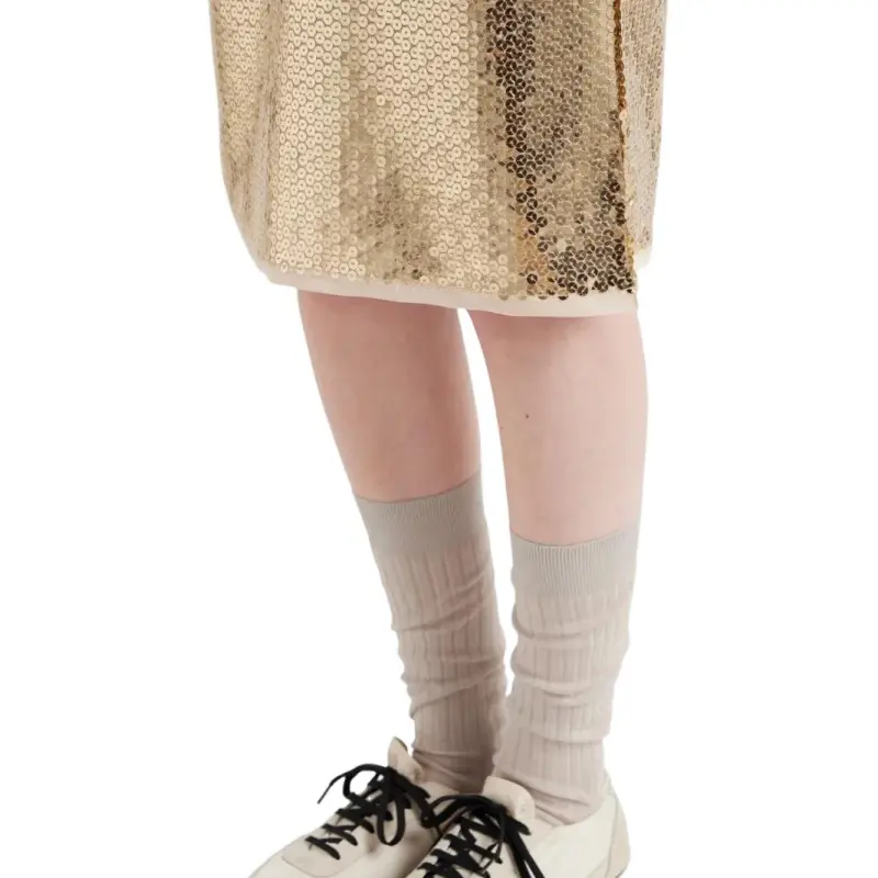 PRADA Sequinned Midi Skirt-5