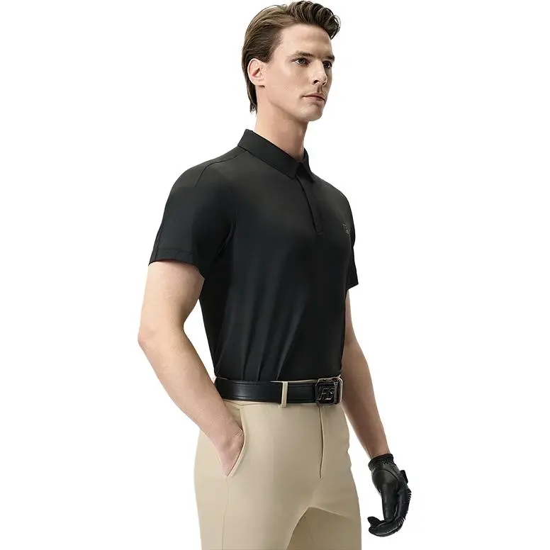 FILA Polo Shirt Men's Pitch Black BK-2