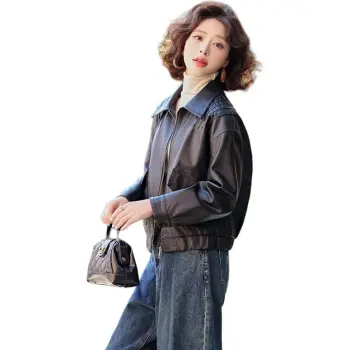 Yi Mengyuan Leather Jacket Women's