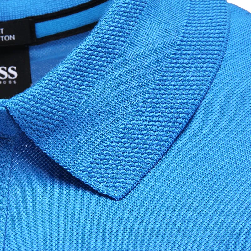 HUGO BOSS Polo Shirt Men's Bright Blue-5