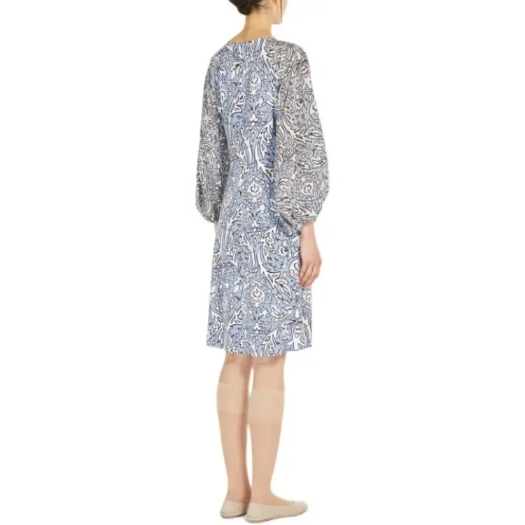 WEEKEND MaxMara Long Sleeved Dress Women's Blue-1