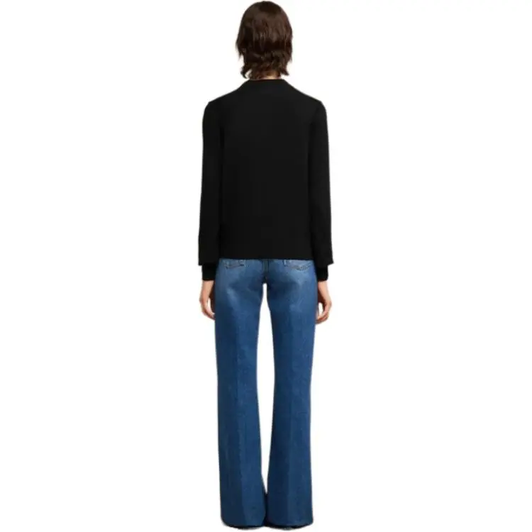 Ami Paris Ami De Coeur Logo Embroidered Buttoned Cardigan-7