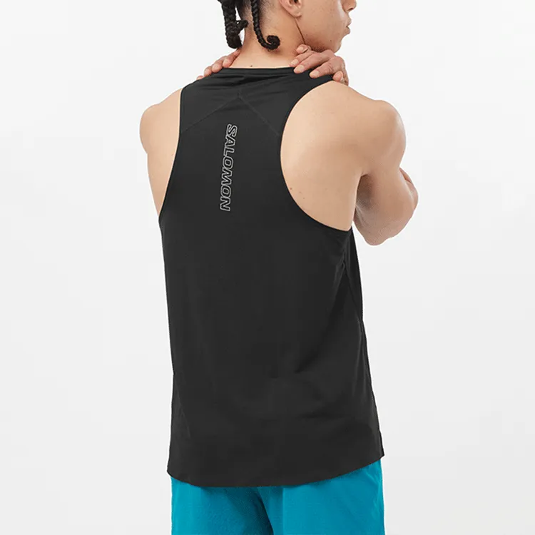 SALOMON SENSE AERO Tank Top Men's Pitch Black-3