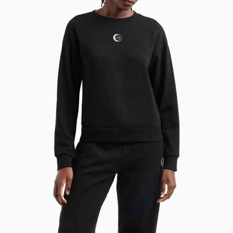 ARMANI EXCHANGEAE SS25 Sweatshirt Women's Black-1