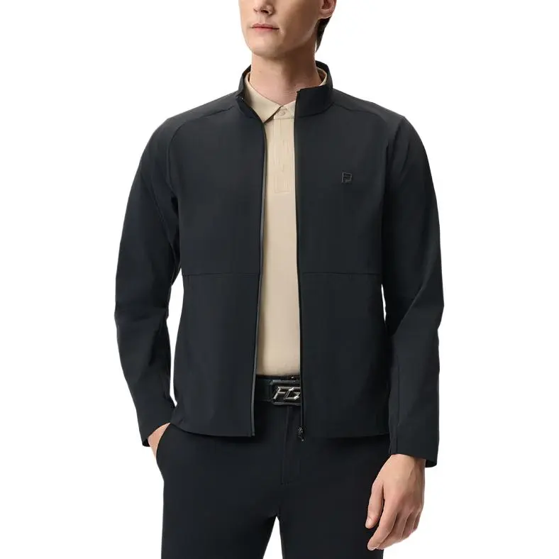 FILA Golf Series Jacket Men's Pitch Black-3