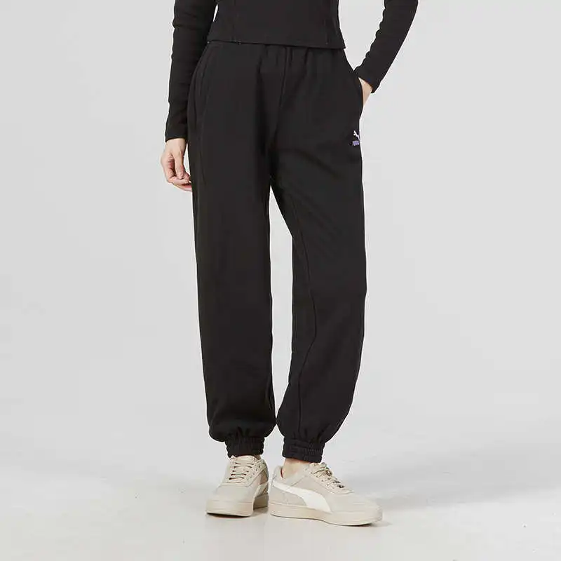 PUMA Knitted Sweatpants Women's Black-2