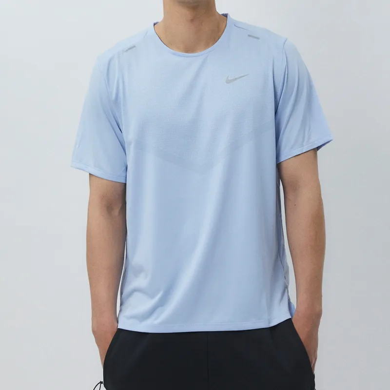 Nike T Shirts Men Blue-2