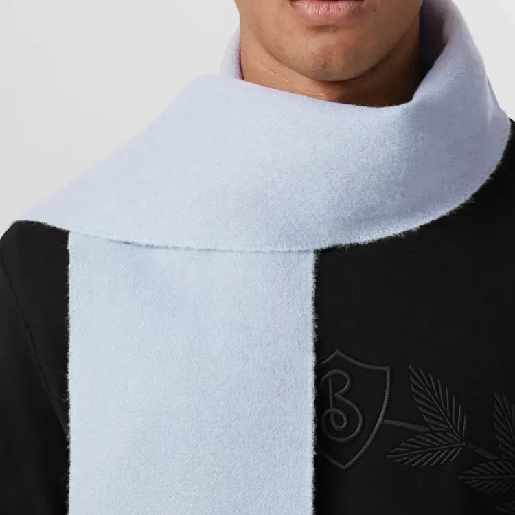 Burberry Knit Scarves Women's Light Blue-2