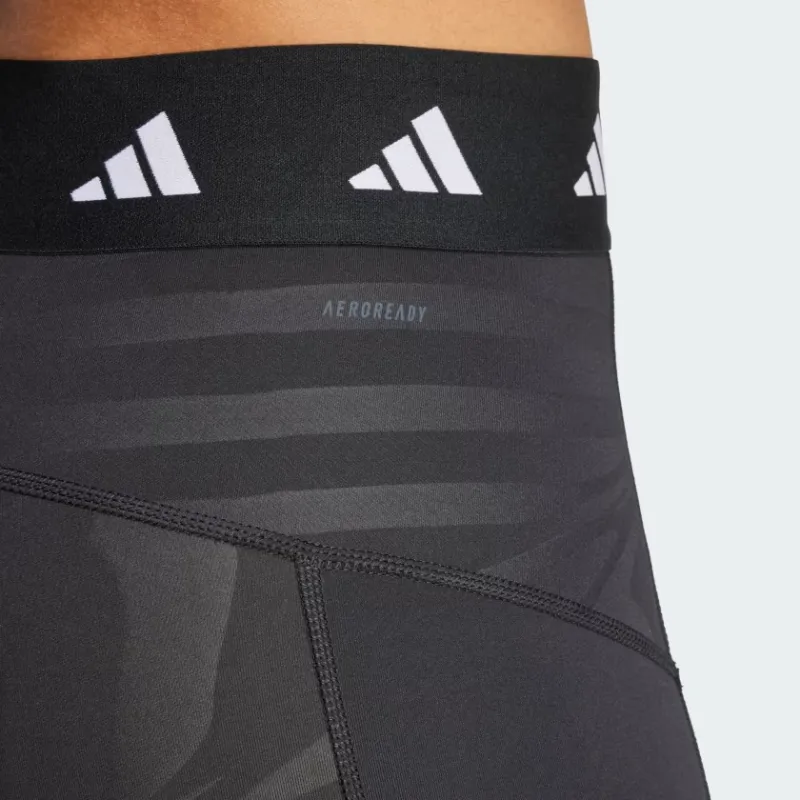 Adidas Free Shipping With AdiClub Techfit Printed 7/8 Leggings-5