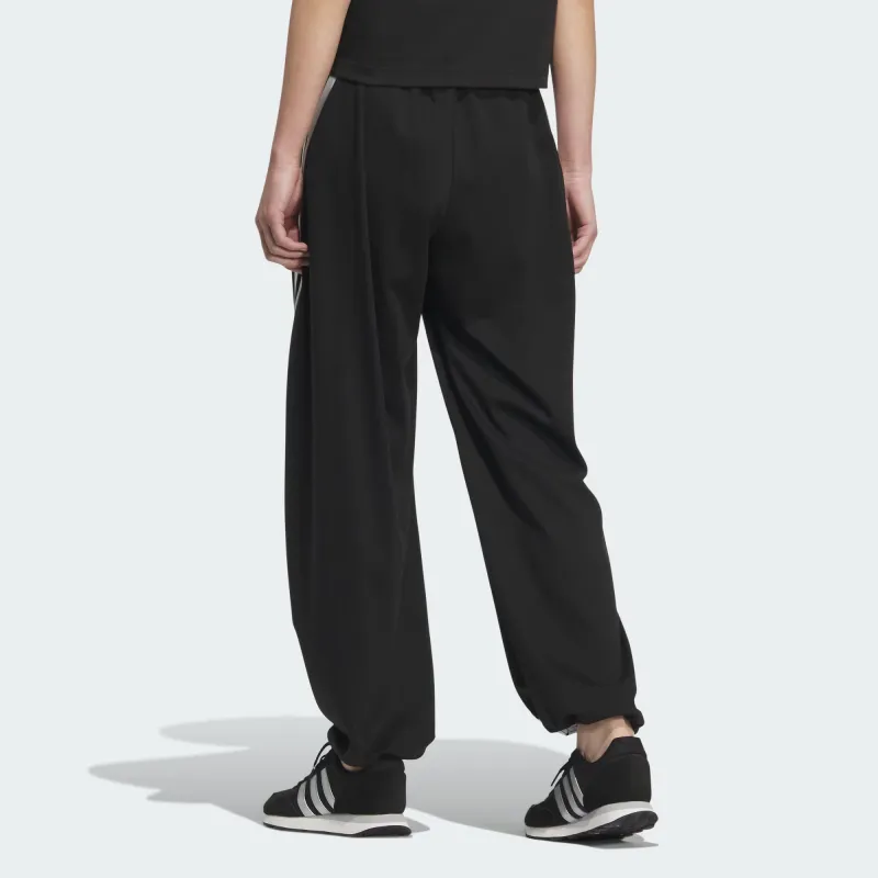 Adidas SS25 BANANA KNIT JOGGERS Casual Pants Women's Black-2