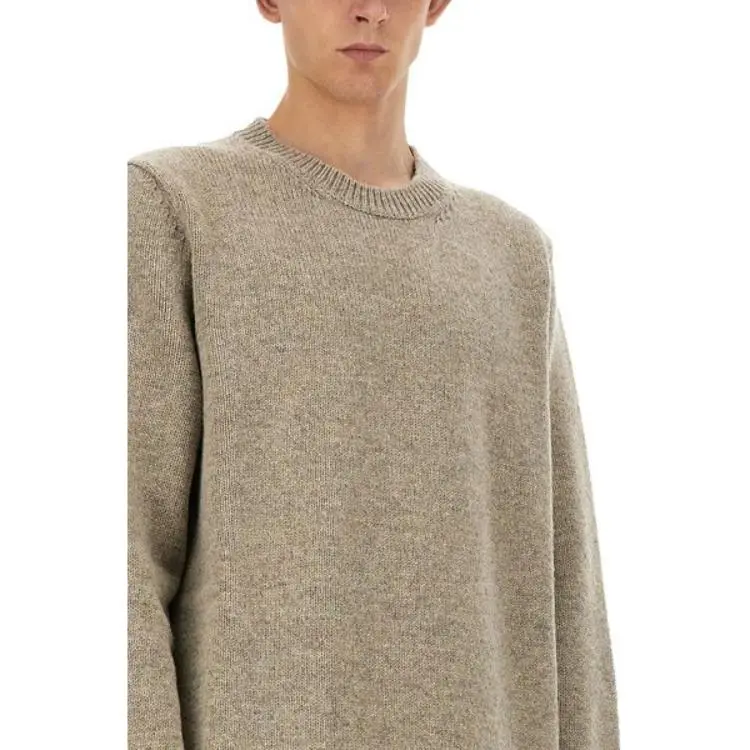 Maison Margiela Long Sleeved Crewneck Knitted Jumper-4