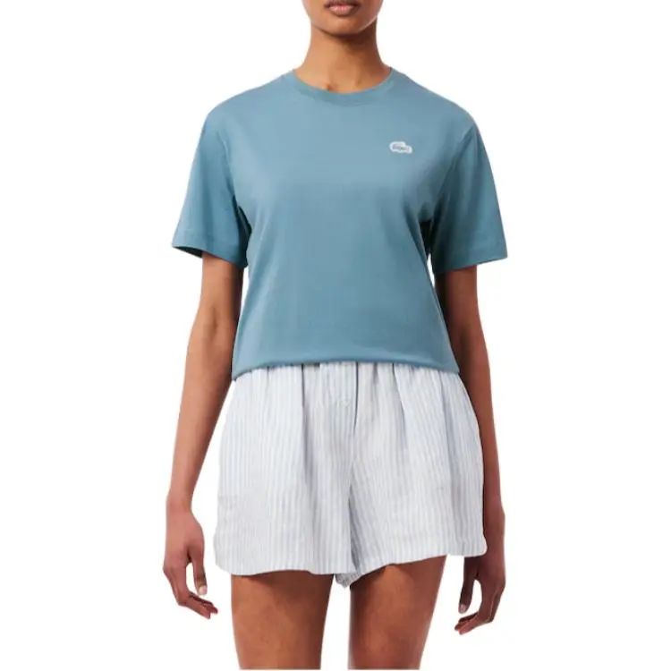 LACOSTE T Shirts Women's Blue-1