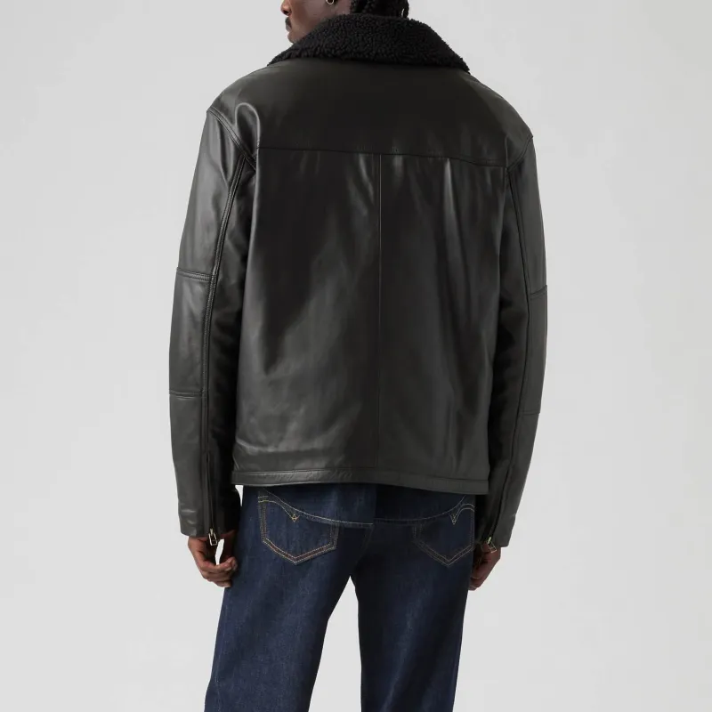 Levi’s Leather Jacket Men's Black-3